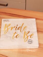 Servietten Hochzeit Jungesellenabschied Verlobung Party Braut bride to be Shower