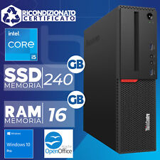 PC Computer Desktop Lenovo SFF M700 i5 RAM 16GB SSD 240GB Win 10 Aufbereitet