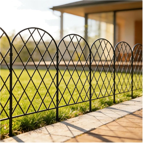 Gartenzaun metall lang 10 - gartenzaun,