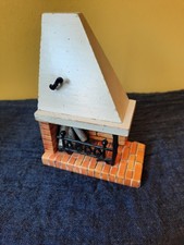 Kamin Lundby Eckkamin Holz 1:18 Puppenstube Puppenhaus