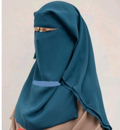 Niqab lagig mit steg - 3-lagig,