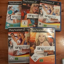 5x PlayStation 2 Spiele ** Deutsche Sing Star Spiele ** guter Zustand - komplett