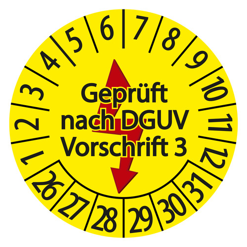Geprüft nach dguv vorschrift - dguv,