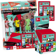 Topps Bundesliga Sammelsticker 2021/22 Tüten Display Album zum aussuchen