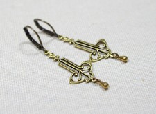 Ohrringe HELENA Messing Bronze