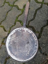 Eisen Plattenrutscher Pfanne Ofen Herd Omas Zeiten Vintage Shabby 24cm