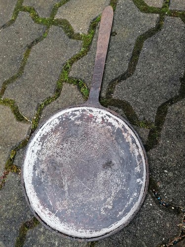 Eisen plattenrutscher pfanne - eisen,
