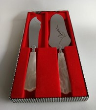 Vintage Tortenheber und Tortenmesser Set