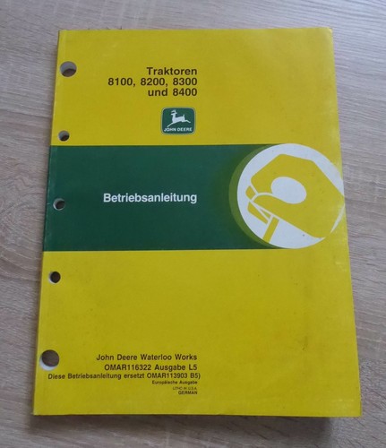 John deere schlepper - deere, 8100