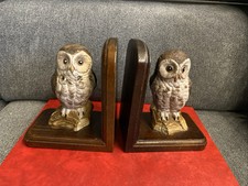 Buchstützen Eule  Vintage H