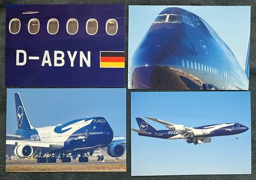 Lufthansa 100 years postkarten - years,