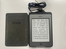 Amazon Kindle Touch (4. Gen) D01200 Wi-Fi 6Zoll | Lederhülle mit Leseleuchte
