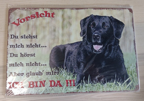 Blechschild metallschild - -,
