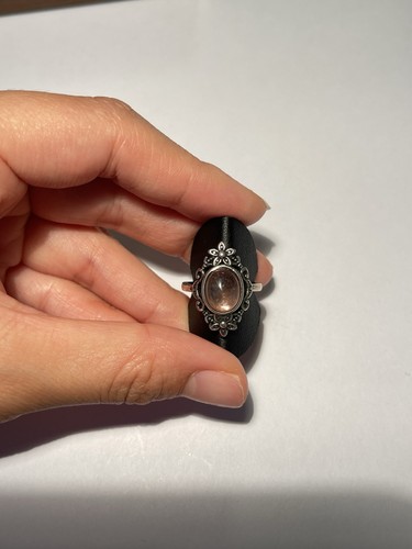 Rosenquarz ring verstellbarer - ring,,