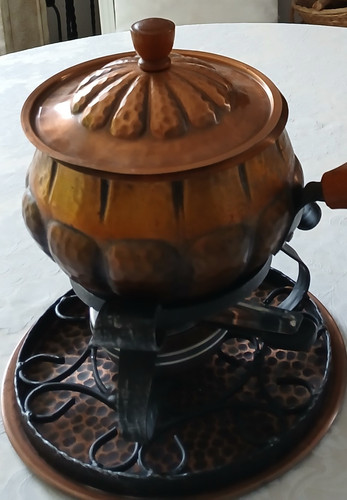 Fondue topf vintage - fondue,