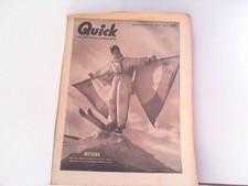 QUICK - Nr. 12 / 20. März 1949. 2. Jahrgang. Die aktuelle Illustrierte. Autorenk