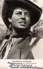 Fred Williams als Rinaldo Autogramm Autogrammkarte Original Signiert Vintage RAR