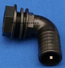 90° Bogen 1" AG mit Mutter