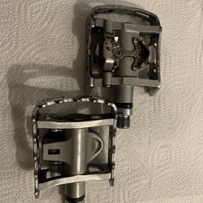Shimano Deore PD-M324 Pedale - DUO-Pedal Silber Mit Cleats
