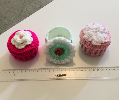 Cupcakes gehäkelt