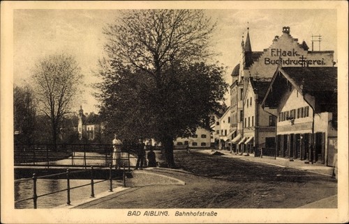 Bad aibling oberbayern - ak,