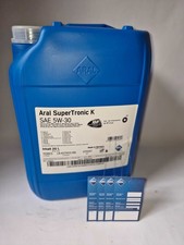 ARAL SuperTronic K 5W-30 20 Liter + Ölzettel  LongLife 3 III VW 50700 BMW-LL04