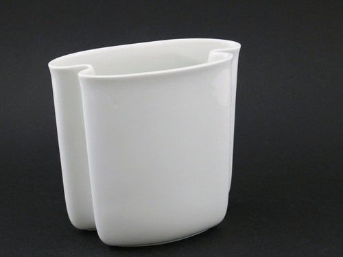 Schöne weiße porzellan vase - weiße,