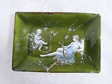 Jugendstil Emaille Wandbild