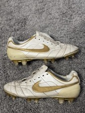 Nike Air Legend Ronaldinho White Gold R10 FG Fußball Stollenschuhe Fußball US...