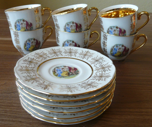 Teiliges set mokkatassen - set,