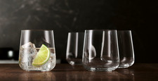 Spiegelau Becher Set Style S 4-tlg., Trinkbecher Wassergläser Kristallglas 340ml