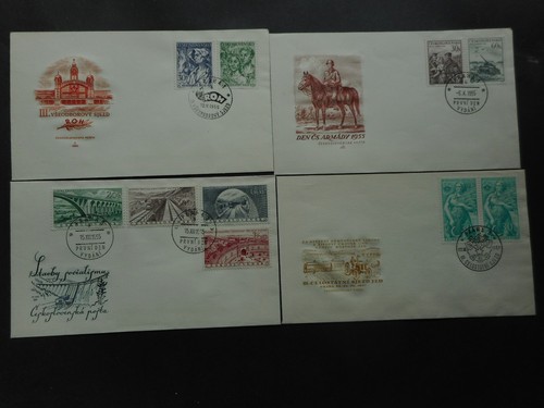 Stck fdc tschechoslowakei - 24, stck.