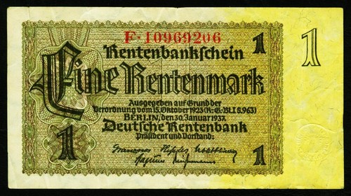 Deutschland rentenmark - 1,