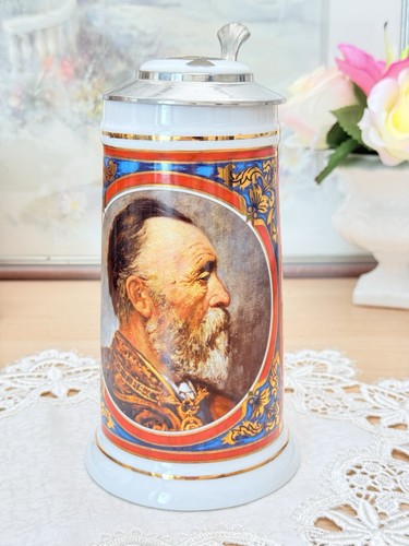 Alwe porzellan bierkrug - porzellan,