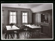 AK Esslingen a. Neckar, Lehrlingsheim der Maschinenfabrik, Schreib- und Lesezim 