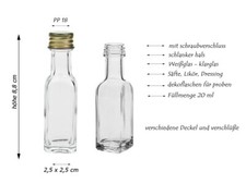 12 x 20 ml leere mini