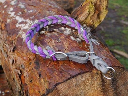 Fettlederhalsband mit