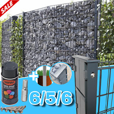 Gabionenzaun Zaungabionen Gabione Doppelstabmatten 656 Steinbox Zaun Steinwand