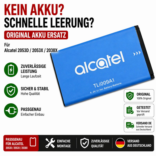 Original alcatel akku - original, tli009a1