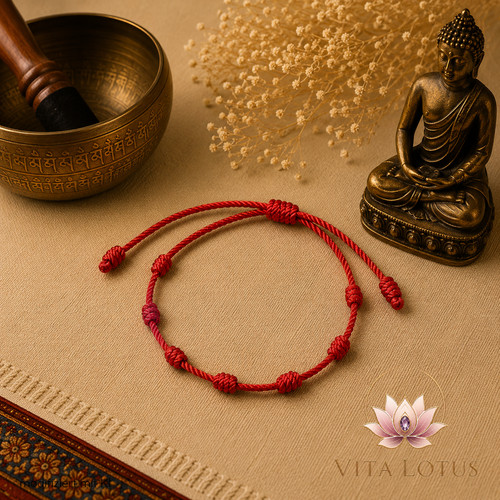 Knoten kabbala armband - 7,