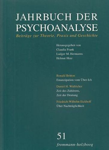 Jahrbuch der psychoanalyse - der,