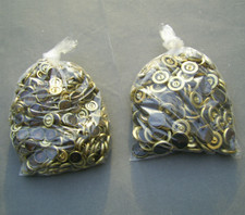 1 kg neue Knöpfe Rest Schneiderei Jackett Hosen Rock Restposten schwarz gold