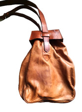 Alter Echt Leder Rucksack 