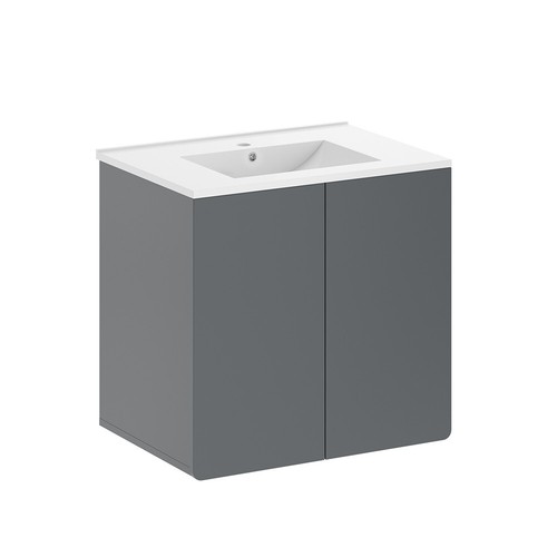 Badmöbel set izan - grau, modern