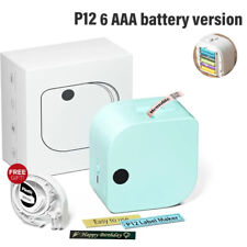 Bluetooth Etikettendrucker Thermodrucker Drahtlos Mini Aufkleber Drucker Tragbar