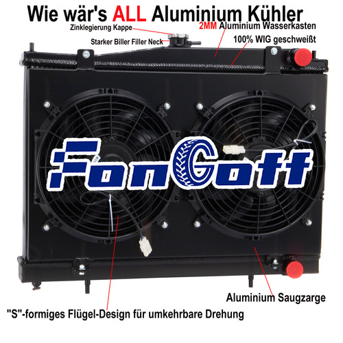 Reihig kühler lüfter - reihig, +
