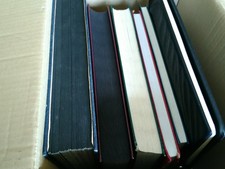 6x gebrauchte Steckalben; von