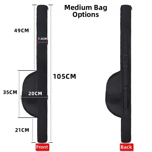 Stabile nylon angelrutentasche - stabile,