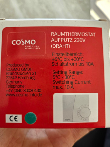 Cosmo raumthermostat - cosmo,