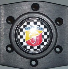 Hupenknopf ABARTH mit Flagge
